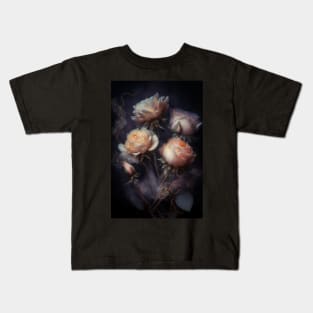 Iridescent pastel roses 10 Kids T-Shirt